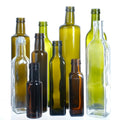Wholesale Food Grade Round Square Green Amber Empty Glass Olive Oil Bottle with Cap for Cooking