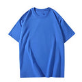 OEM Custom Logo Embroidery Print Heavy European and American Large Size Cross-border Short-sleeved Oversize Pure Cotton T-shirt MegaBDM