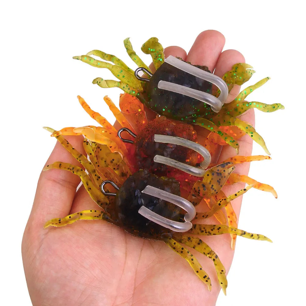 30g 100mm Lure Crab Simulate Soft Fishing Lure