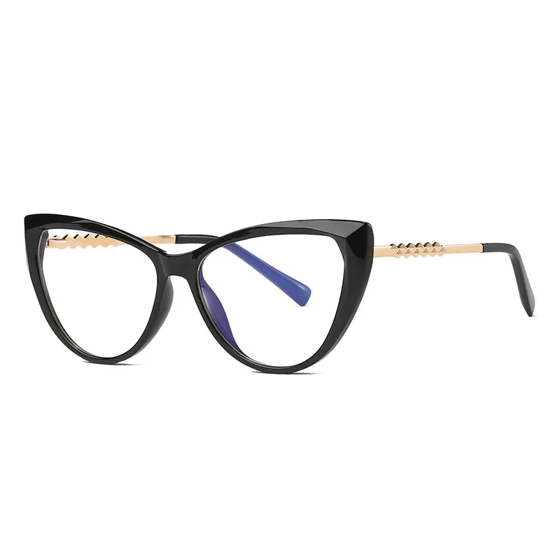 Tr90 Aluminium Designer Eyeglasses Frames Fashionable All Face Anti Blue Light Glasses Stock Lot Eye Glasses