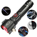 LED Metal Waterproof Zoom Torch Light Linterna Multifunction Long Range White Lazer Powerful LED Flashlight Rechargeable