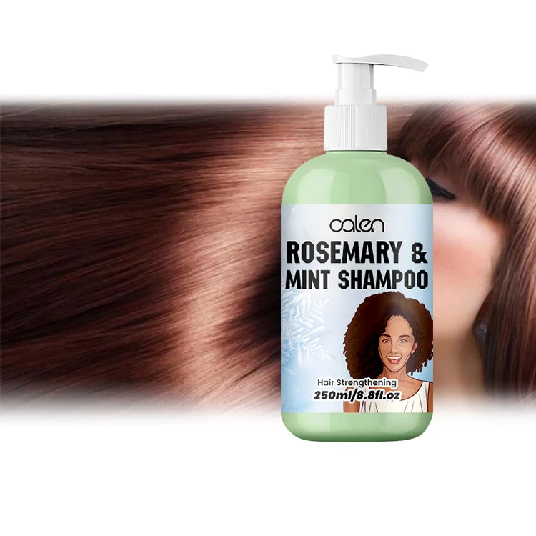 Oalen Customized 250Ml Natural Hair Grow Hair Loss Strengthening Rosemary Mint Shampoo