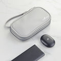 Custom OEM Logo PU Double Layer Electronic Accessories Storage Bag Travel Digital Organizer Bag
