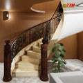 Modern Wrought Iron Stair Railings 1 Year Warranty for Lasting Performance Visual Appeal Residential Commercial Stair Designs