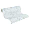 Made Germany Luxury Non Woven Contract Wallpaper Rolls-Floral Grey White Green Wash-Resistant Light Living Room Kitchen