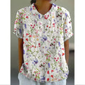 2025 Best-Selling Foreign Trade Cross-Border Summer-Style Short-Sleeve Printed Pullover Shirt