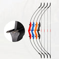 20/30/40 LBS Black Fiberglass Limbs Rubber Riser Straight Double Rest Recurve Archery Lightweight Wooden Bow for Hunting