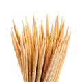 Eco-friendly Disposable Natural Round Pointed Fruit BBQ Bamboo Skewers Biodegradable Food Picks for Marshmallow