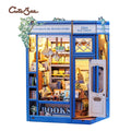 CuteBee 2025 New Product BJAA203 Wooden Book Nook Diy Craft Kit Miniature House Kit Diy Book Nook Kit 3d Puzzles for Adults