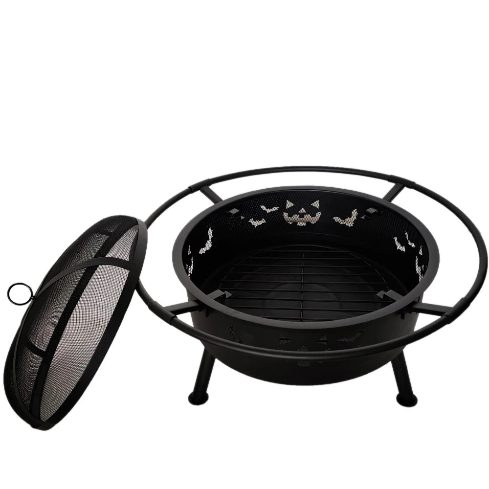 Factory Supply Easily Cleaned Patio Portable Firepit Carbon Steel Fire Bowl Outdoor Fire Pit