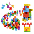 Early Educational Creative DIY Plastic Cubes Puzzle Magnetic Toy Children Building Block Set Montessori Magnetic Cubes for Kids