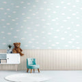 Germany Photo Wallpaper Murals Cream Blue White Non Woven Vinyl Wall Mural Clouds Hotel Bedroom Hospital Mall Modern Mould-Proof