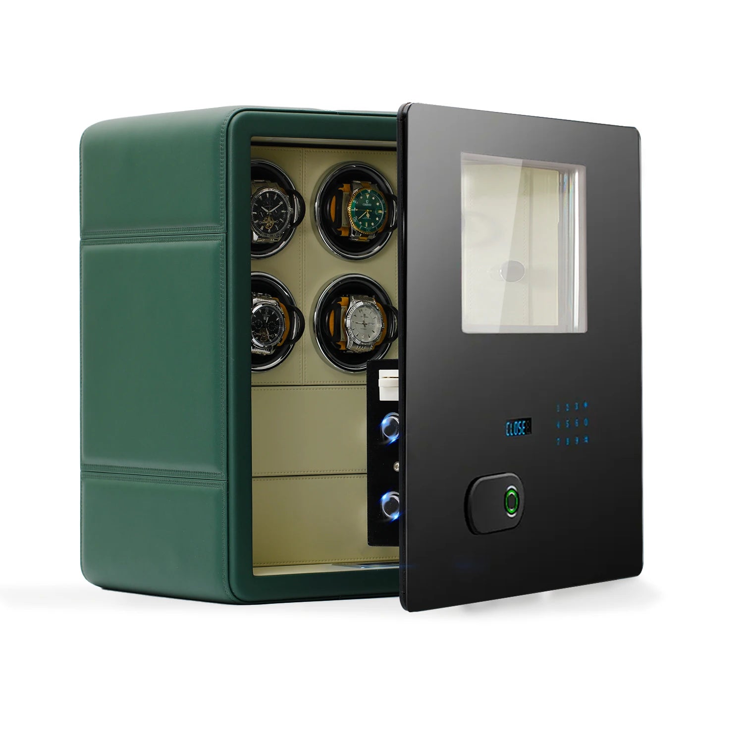 China OEM Remote Operate Display Protective Durable Luxury Watch Safe Ultra Quiet Watch Winder