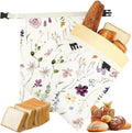 Reusable Beeswax Bread Bags for Homemade Sourdough Bread - 2PCS Large 17x13 Inch (43x33 Cm) Cotton Freezer Storage Bags