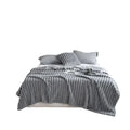 Oem Customized logo Design Thickened Autumn and Winter Warm Solid Color Blanket and Rabbit Plush Sofa Blanket