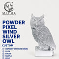 Light Luxury Animal Owl Resin Ornament Eco-friendly Airbrushed Exquisite Decals Home Living Room Desktop High-end Decoration MegaBDM