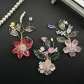 Weaving Flowers DIY Handmade Ancient Style Hanfu Hairpin Bag Clothing Brooch Pendant