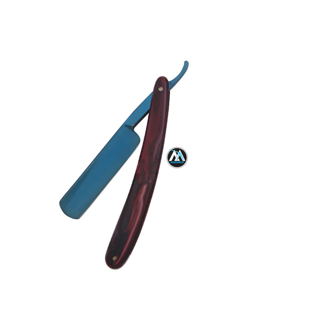 Fixed Razor Blade Stainless Steel Material with Blue Titanium Coating for Shaving & Hair Removal