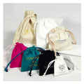 Personalised Drawstring Velvet Small Luxury Custom Travel Bag Packaging Jewellery Pouch with Logo Printed