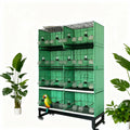 Custom Bird Cage Stainless Steel Parrot Bird Cages Big Large Stackable Large Bird Cage Heavy Duty Frame Bird Cage