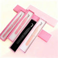 Meecillashes Stainless Steel Anti-Magnetic Rounded fiber Lash Tweezers Supplies Private Label Eyelash Extension for Cosmetics