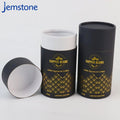 Custom Round Cylinder Kraft Paper Tube Recyclable Brown Craft Paper Core Box for Food Tea Candle Cosmetic Cloth Packaging