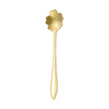 Long Handle Coffee Stirring Spoon Stainless Steel Cutlery  Coffee Stirring Dessert Spoon