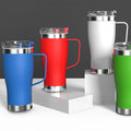Unique Design Infuser 24oz Custom logo Cup 2.0 Tumbler 720ML Stainless Steel Leakproof Copper Plating Mug with Handle and Straw