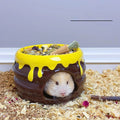 Original Design Honeycomb-shaped Edible Cooling Multifunctional Hamster Hideaway