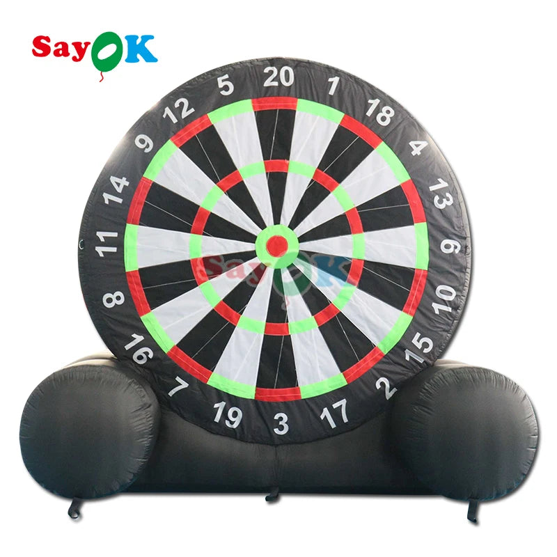 Outdoor Inflatable Football Shooting Dartboard Game Giant Inflatable Soccer Target Dart Inflatable Soccer Dart Board on Sale