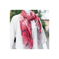 Pink Magenta Cotton One Size Transitional Shawl Pattern Digital Print Women's Shawl