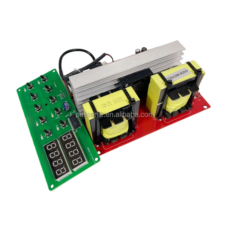 300W 25Khz-40kHZ Programmable Ultrasonic Cleaning PCB with PLC Port for Tank and Transducer Drive