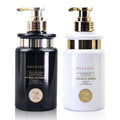 300ML 500ML Refillable Luxury PET Shampoo & Lotion Conditioner Bottle with Custom Screen Printing Pump Sprayer