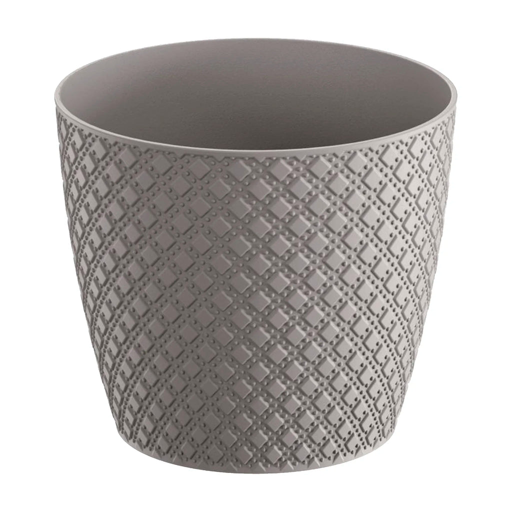 ORIENT 1L. flower pot dimensions (mm) 128x128x112 color Stone Grey