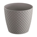 ORIENT 1L. flower pot dimensions (mm) 128x128x112 color Stone Grey