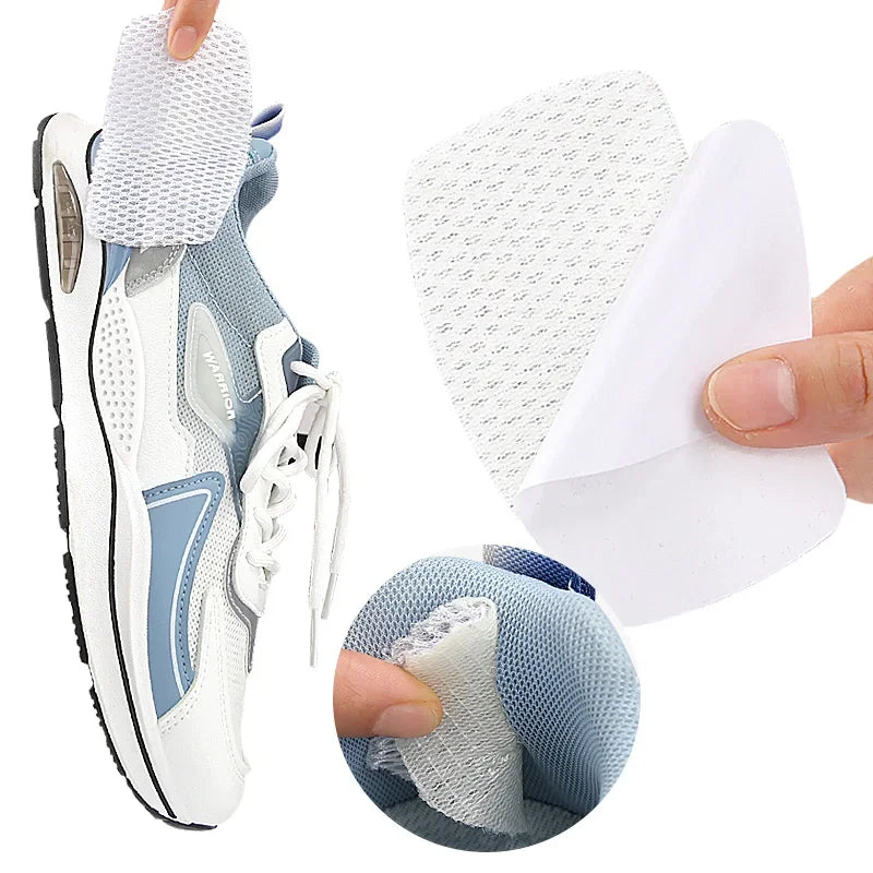 Self-Adhesive Sneaker Repair Patch  Durable Heel Protection Mesh Lining Fix Anti-Wear Quick Repair Kit for Sneakers