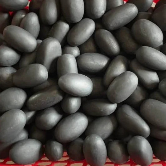 Shungite Tumble Wholesale Ying Lai Jewelry Natural Hand Carved Crystals Healing Tumble Stone Gemstone Customized Decoration