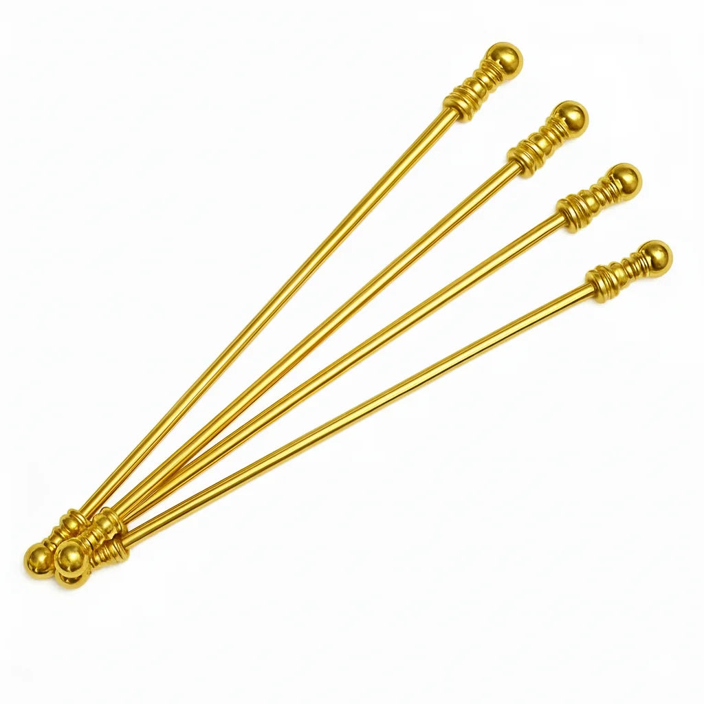 Art Paper Gold Plated Scroll Rod for Wedding Invitation Decorative Accessories Handmade Artificial Love Letters Letterpress