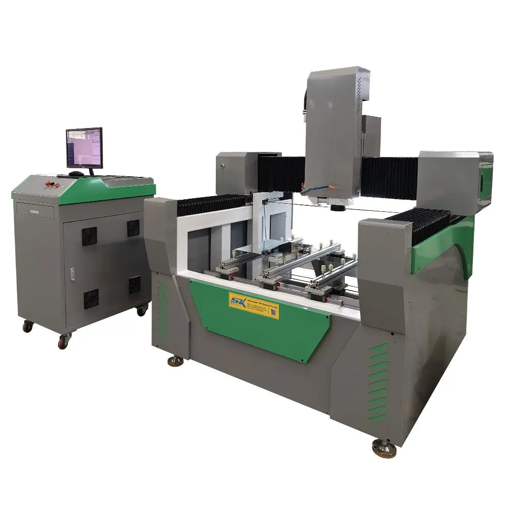 Senke 2010 1325 Fiber Laser Glass Sandblasting Machine with Motor PLC Gear-Aluminium Construction 120W/180W Power