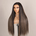 Megalook ALL Series #1BP30 Zip & Switch Short Wig Silky Straight Mix Brazilian Hair Optional Replaceable Front