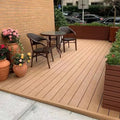 2025 Hot Selling Outdoor WPC Interlocking Decking Flooring Waterproof Wear-resistant Eco-Friendly for Garden Courtyard Balcony