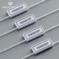 OEM/ODM  Wholesale Custom Logo Garment Seal Lockable Polyester String Colourful Plastic Hang Tag Strings for  Clothing Tag