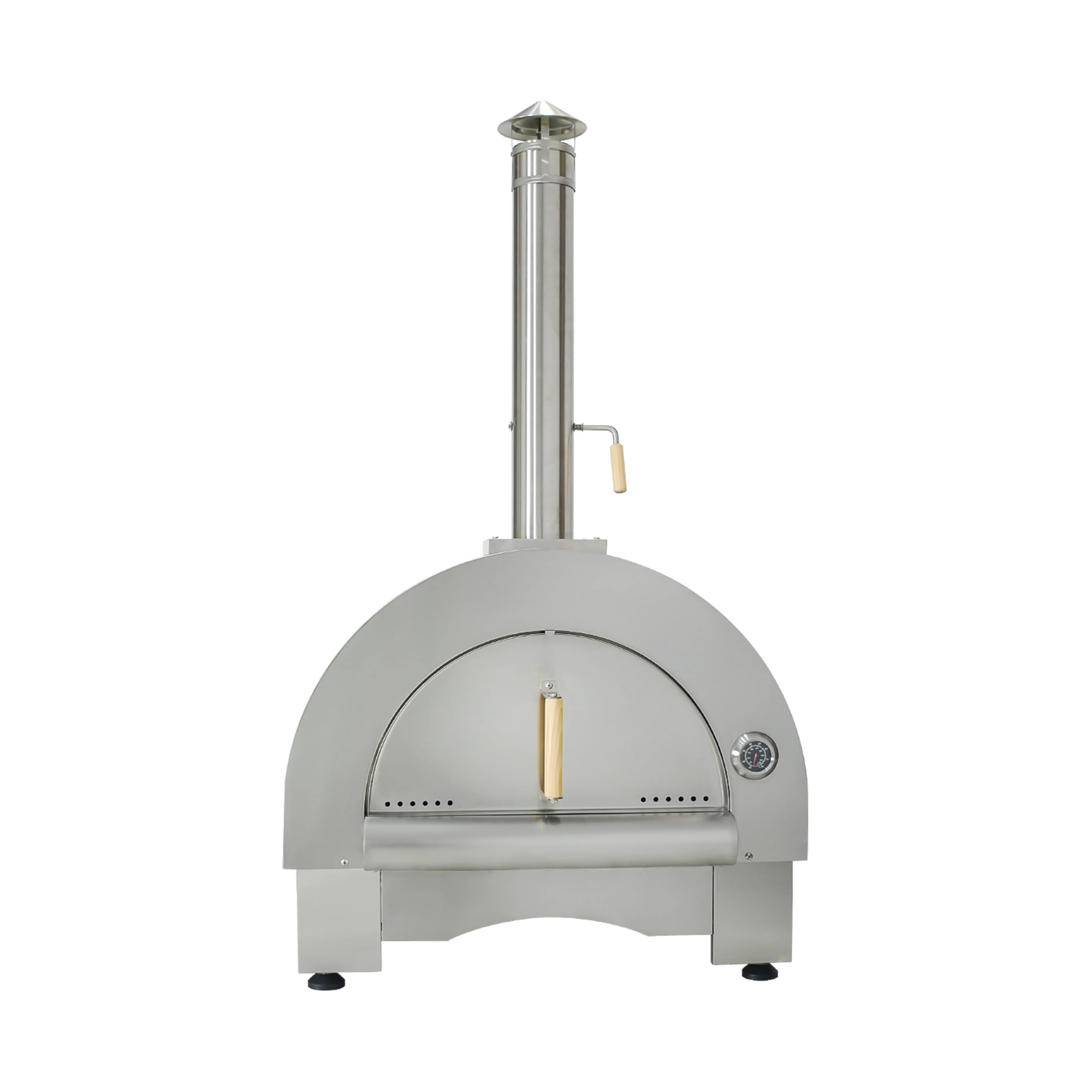 Factory 0.48ãŽ¡ Stainless Steel Countertop Pizza Oven 82 Inch Premium Metal Wood Only Style