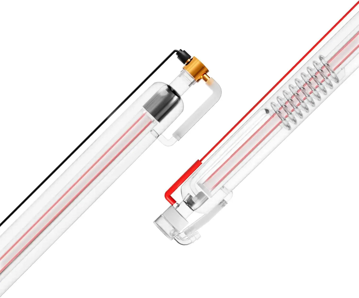 Sihao CO2 Laser Tube 40W 50W 60W 80W 100W 130W 150W Powerful 700mm to 1830mm Length Glass 80mm Dia for Engraver Cutting Machine MegaBDM