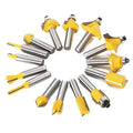 1/2 Shank Router Bit Tongue & Groove Joint Assembly Router Bits Set for Wood