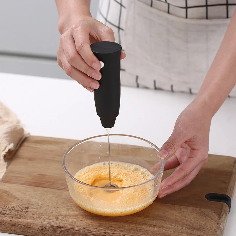 High Quality Powerful Wand Manual Portable Coffee Stainless Steel Custom Handheld Electric Milk Frother