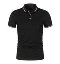 OEM custom logo embroidery printed design Cross-border solid color plus size loose short sleeve men's polo shirt