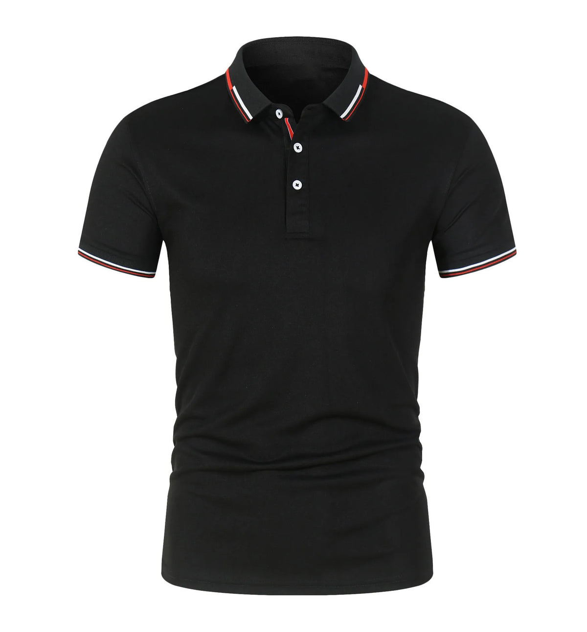 OEM custom logo embroidery printed design Cross-border solid color plus size loose short sleeve men's polo shirt MegaBDM