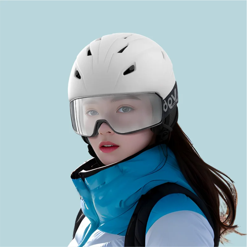 OEM Customized Portable Bicycle Helmet CE EN1077 Certified Lightweight 450g Winter Use PC/EPS Customizable Pattern Protection
