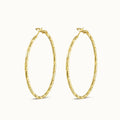 Fashion Jewelry Large Circle Hoop Earrings High Quality 18k Gold Plated Big Hoop Earrings for Women